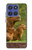 S3917 カピバラの家族 巨大モルモット Capybara Family Giant Guinea Pig Motorola Moto G Stylus 5G (2025,2026), Edge 60 Stylus バックケース、フリップケース・カバー