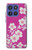 S3924 桜のピンクの背景 Cherry Blossom Pink Background Motorola Moto G Stylus 5G (2025,2026), Edge 60 Stylus バックケース、フリップケース・カバー