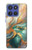 S3993 緑の大理石 金の静脈 Green Marble Gold Veins Motorola Moto G Stylus 5G (2025,2026), Edge 60 Stylus バックケース、フリップケース・カバー