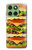 S0790 ハンバーガー Hamburger Motorola Edge 60 バックケース、フリップケース・カバー