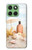 S1425 浜ときれいな貝殻 Seashells on The Beach Motorola Edge 60 バックケース、フリップケース・カバー