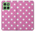 S2358 ピンクの水玉 Pink Polka Dots Motorola Edge 60 バックケース、フリップケース・カバー