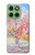 S2450 ブロッサムピンクピーチツリー フィンセント・ファン・ゴッホ Van Gogh Peach Tree Blossom Motorola Edge 60 バックケース、フリップケース・カバー