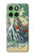 S2491 北斎 霧降の滝 Hokusai Kirifuri Waterfall at Kurokami Mountain Motorola Edge 60 バックケース、フリップケース・カバー