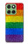S2683 レインボーフラッグ プライド旗 Rainbow LGBT Pride Flag Motorola Edge 60 バックケース、フリップケース・カバー