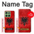 S2982 アルバニアサッカー Albania Football Soccer Red Flag Motorola Edge 60 バックケース、フリップケース・カバー