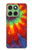 S2985 絞り染めカラー Colorful Tie Dye Texture Motorola Edge 60 バックケース、フリップケース・カバー