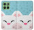 S3542 かわいい猫漫画 Cute Cat Cartoon Motorola Edge 60 バックケース、フリップケース・カバー