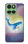 S3802 夢のクジラ パステルファンタジー Dream Whale Pastel Fantasy Motorola Edge 60 バックケース、フリップケース・カバー