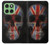 S3848 イギリスの旗の頭蓋骨 United Kingdom Flag Skull Motorola Edge 60 バックケース、フリップケース・カバー