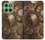 S3927 コンパスクロックゲージスチームパンク Compass Clock Gage Steampunk Motorola Edge 60 バックケース、フリップケース・カバー