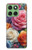 S3975 カラフルなバラの絵 Colorful Roses Painting Motorola Edge 60 バックケース、フリップケース・カバー