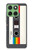 S4023 ヴィンテージ レインボー コンパクトカセット Vintage Rainbow Compact Cassette Motorola Edge 60 バックケース、フリップケース・カバー