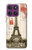 S2108 エッフェル塔パリポストカード Eiffel Tower Paris Postcard Motorola Edge 60 Pro バックケース、フリップケース・カバー
