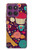 S2353 パリ漫画ヴィンテージのパターン Paris Cartoon Vintage Pattern Motorola Edge 60 Pro バックケース、フリップケース・カバー