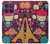 S2353 パリ漫画ヴィンテージのパターン Paris Cartoon Vintage Pattern Motorola Edge 60 Pro バックケース、フリップケース・カバー