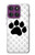 S2355 動物ポウあしあと Paw Foot Print Motorola Edge 60 Pro バックケース、フリップケース・カバー
