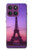 S3447 エッフェルパリの夕日 Eiffel Paris Sunset Motorola Edge 60 Pro バックケース、フリップケース・カバー