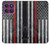 S3687 消防士細い赤い線アメリカの国旗 Firefighter Thin Red Line American Flag Motorola Edge 60 Pro バックケース、フリップケース・カバー