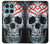S0223 吸血鬼 スカル タトゥー Vampire Skull Tattoo Motorola Edge 60 Fusion バックケース、フリップケース・カバー