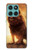 S1957 アスランライオン Lion Aslan Motorola Edge 60 Fusion バックケース、フリップケース・カバー
