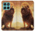 S1957 アスランライオン Lion Aslan Motorola Edge 60 Fusion バックケース、フリップケース・カバー