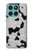 S2170 牛毛皮テクスチャグラフィックプリント Cow Fur Texture Graphic Printed Motorola Edge 60 Fusion バックケース、フリップケース・カバー