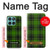 S2373 タータングリーンパターン Tartan Green Pattern Motorola Edge 60 Fusion バックケース、フリップケース・カバー
