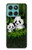 S2441 パンダファミリー 竹林 Panda Family Bamboo Forest Motorola Edge 60 Fusion バックケース、フリップケース・カバー
