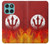 S2803 火災レッドデビル槍シンボル Fire Red Devil Spear Symbol Motorola Edge 60 Fusion バックケース、フリップケース・カバー