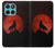 S2955 狼は赤月にハウリング Wolf Howling Red Moon Motorola Edge 60 Fusion バックケース、フリップケース・カバー