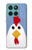 S3254 鶏の漫画 Chicken Cartoon Motorola Edge 60 Fusion バックケース、フリップケース・カバー