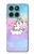 S3256 かわいいユニコーンの漫画 Cute Unicorn Cartoon Motorola Edge 60 Fusion バックケース、フリップケース・カバー