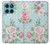 S3494 ヴィンテージローズポルカドット Vintage Rose Polka Dot Motorola Edge 60 Fusion バックケース、フリップケース・カバー