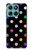 S3532 カラフルな水玉 Colorful Polka Dot Motorola Edge 60 Fusion バックケース、フリップケース・カバー