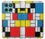 S3814 ピエトモンドリアン線画作曲 Piet Mondrian Line Art Composition Motorola Edge 60 Fusion バックケース、フリップケース・カバー
