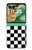 S1611 チェッカーボード Black and White Check Chess Board Motorola Razr 70+,60+, Razr+ (2026, 2025, 2024) バックケース、フリップケース・カバー
