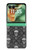 S2371 スカルヴィンテージモノクロのパターン Skull Vintage Monochrome Pattern Motorola Razr 60, Razr 2025 バックケース、フリップケース・カバー
