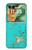 S2377 ターコイズの宝石用原石のグラフィックプリント Turquoise Gemstone Texture Graphic Printed Motorola Razr 70+,60+, Razr+ (2026, 2025, 2024) バックケース、フリップケース・カバー