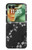 S2544 黒花柄の着物 Japanese Kimono Style Black Flower Pattern Motorola Razr 70+,60+, Razr+ (2026, 2025, 2024) バックケース、フリップケース・カバー