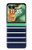 S2767 ネイビーホワイトストライプ Navy White Striped Motorola Razr 70+,60+, Razr+ (2026, 2025, 2024) バックケース、フリップケース・カバー