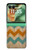 S3033 ヴィヴィッドシェブロングラフィック Vintage Wood Chevron Graphic Printed Motorola Razr 70+,60+, Razr+ (2026, 2025, 2024) バックケース、フリップケース・カバー