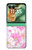 S3036 ピンクフラワーフローラ Pink Sweet Flower Flora Motorola Razr 60, Razr 2025 バックケース、フリップケース・カバー