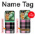 S3091 ピンクの模様のパターン Pink Plaid Pattern Motorola Razr 60, Razr 2025 バックケース、フリップケース・カバー