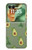 S3285 アボカドパターン Avocado Fruit Pattern Motorola Razr 60, Razr 2025 バックケース、フリップケース・カバー