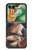 S3471 エルミン・レオナルド・ダ・ヴィンチ Lady Ermine Leonardo da Vinci Motorola Razr 70+,60+, Razr+ (2026, 2025, 2024) バックケース、フリップケース・カバー