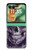 S3582 紫の頭蓋骨 Purple Sugar Skull Motorola Razr 60, Razr 2025 バックケース、フリップケース・カバー