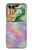S3706 パステルレインボーギャラクシーピンクスカイ Pastel Rainbow Galaxy Pink Sky Motorola Razr 60, Razr 2025 バックケース、フリップケース・カバー