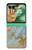 S3717 ローズゴールドブルーパステル大理石グラフィックプリント Rose Gold Blue Pastel Marble Graphic Printed Motorola Razr 60, Razr 2025 バックケース、フリップケース・カバー