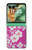 S3924 桜のピンクの背景 Cherry Blossom Pink Background Motorola Razr 60, Razr 2025 バックケース、フリップケース・カバー